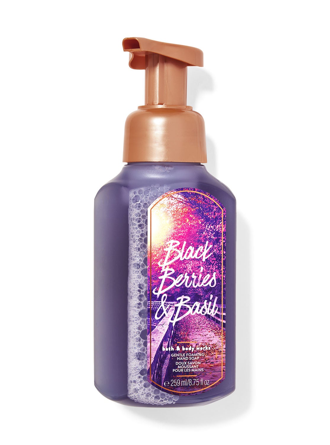 Blackberries & Basil Gentle Foaming Hand Soap Bath and Body Works