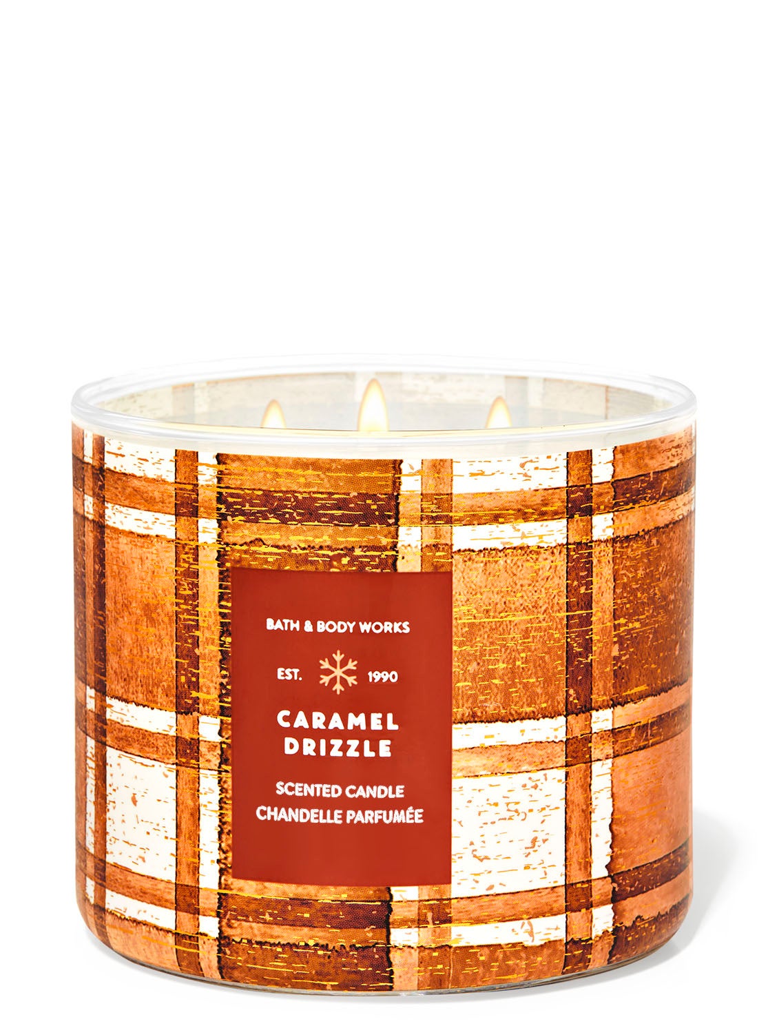 Caramel Drizzle 3Wick Candle Bath and Body Works