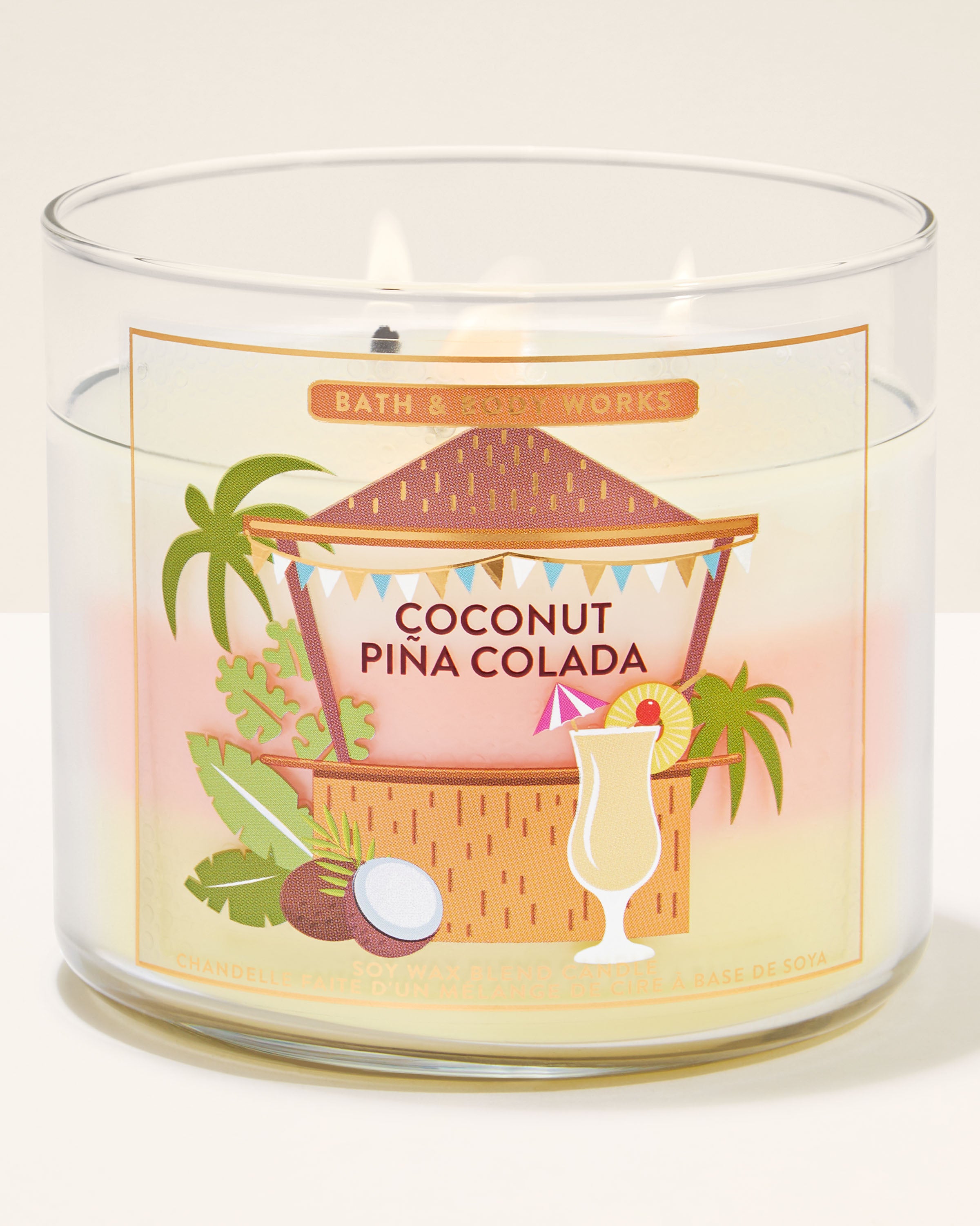 Coconut Piña Colada 3-Wick Candle