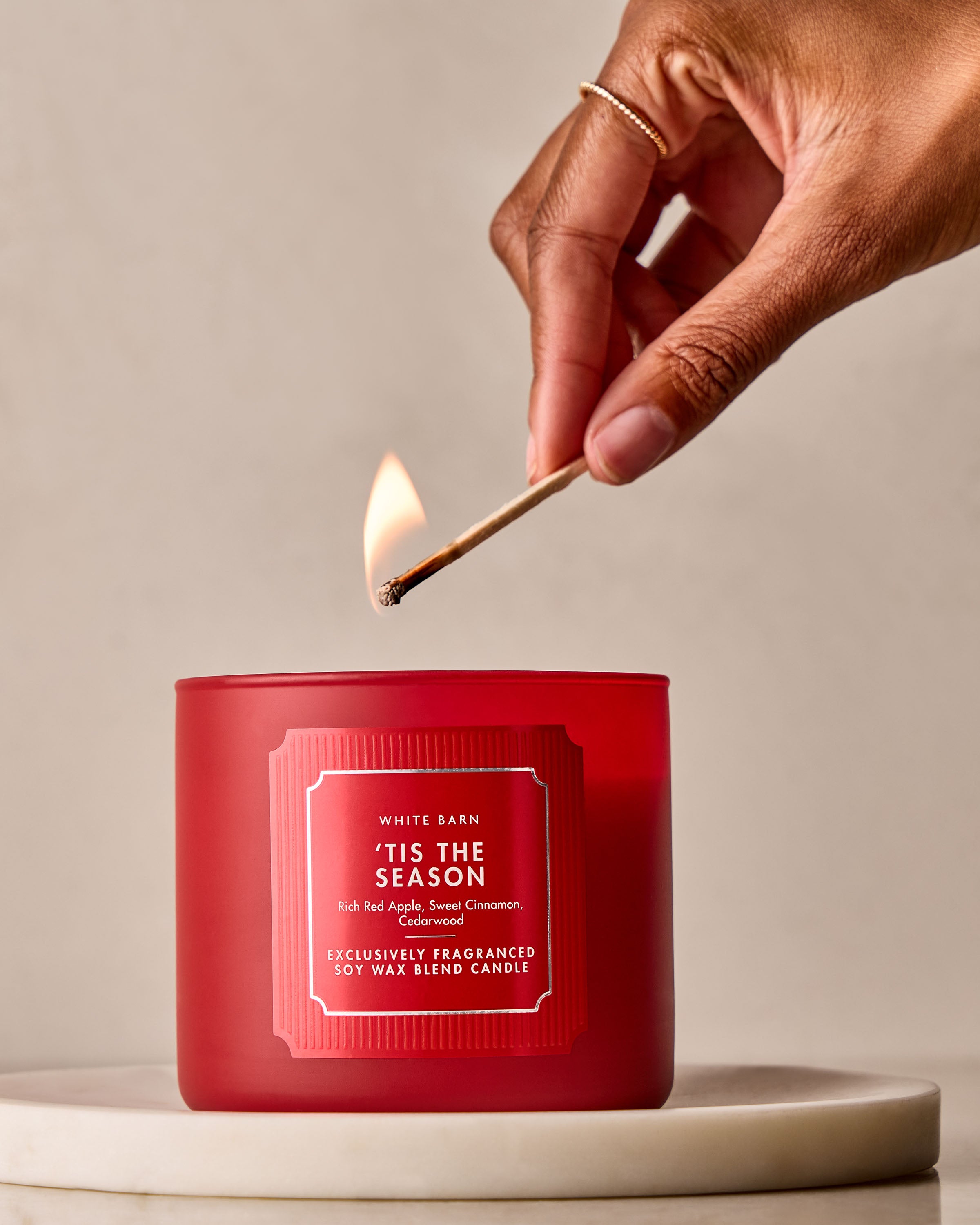 Tis the Season 3-Wick Candle