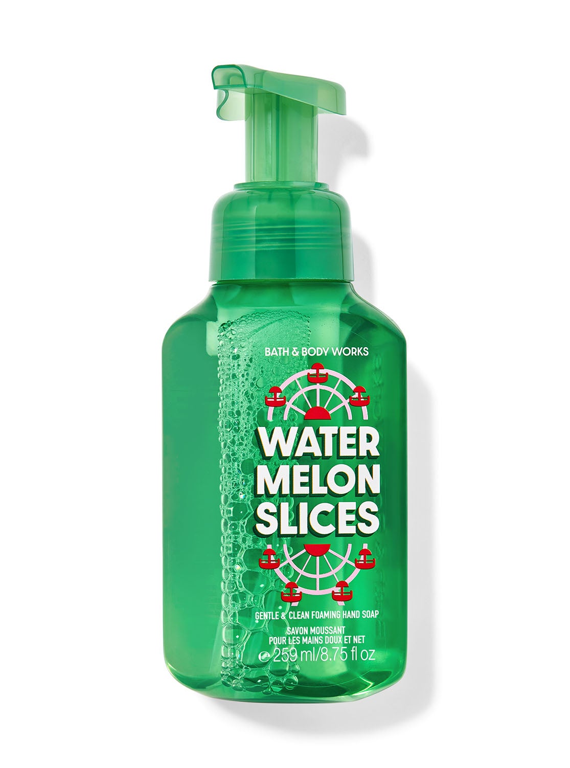 Manchon Porte-savon Moussant Bath & Body Works – Argenté, Motif Jeté Gem Diamant, Neuf