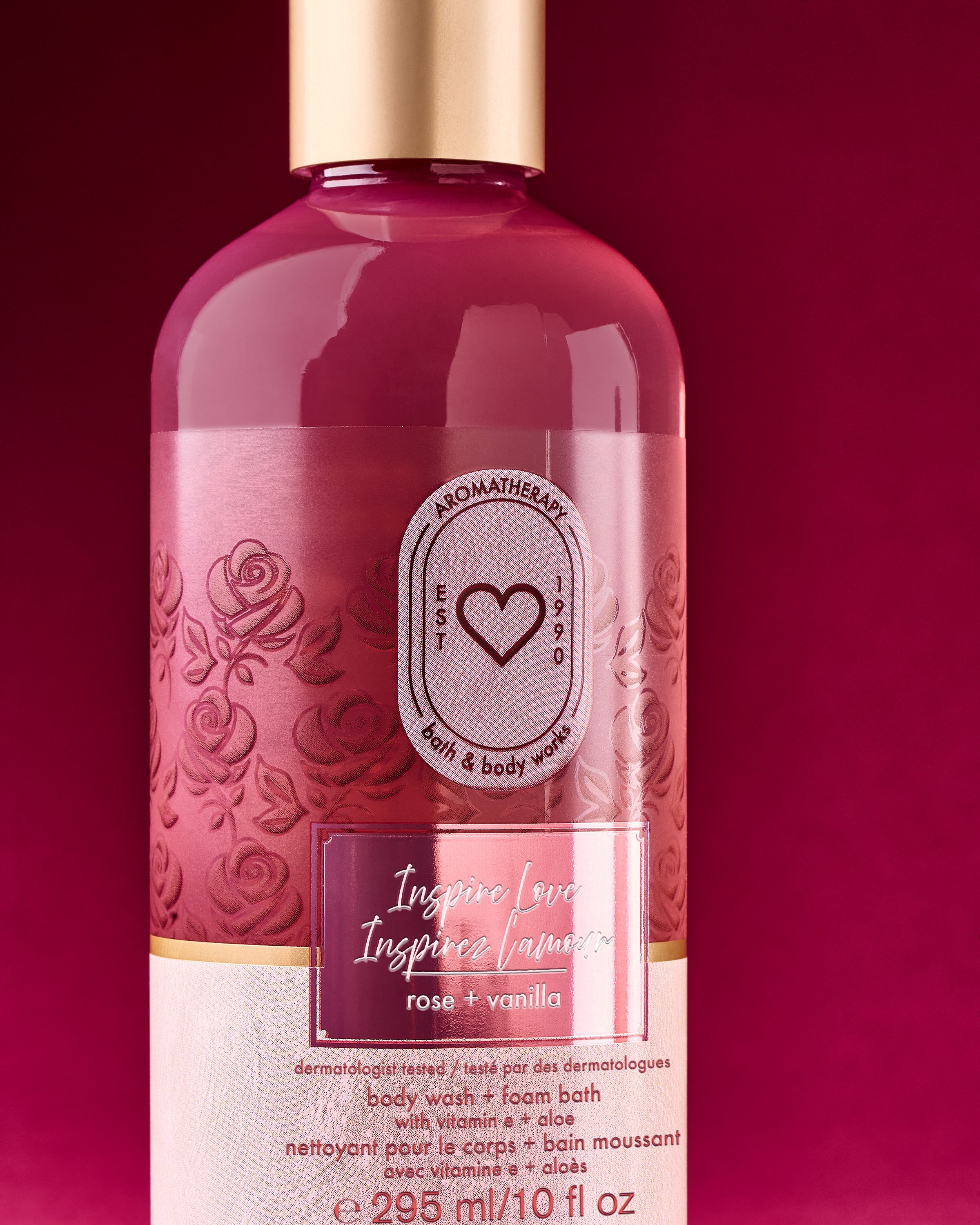 Rose Vanilla Body Wash & Foam Bath