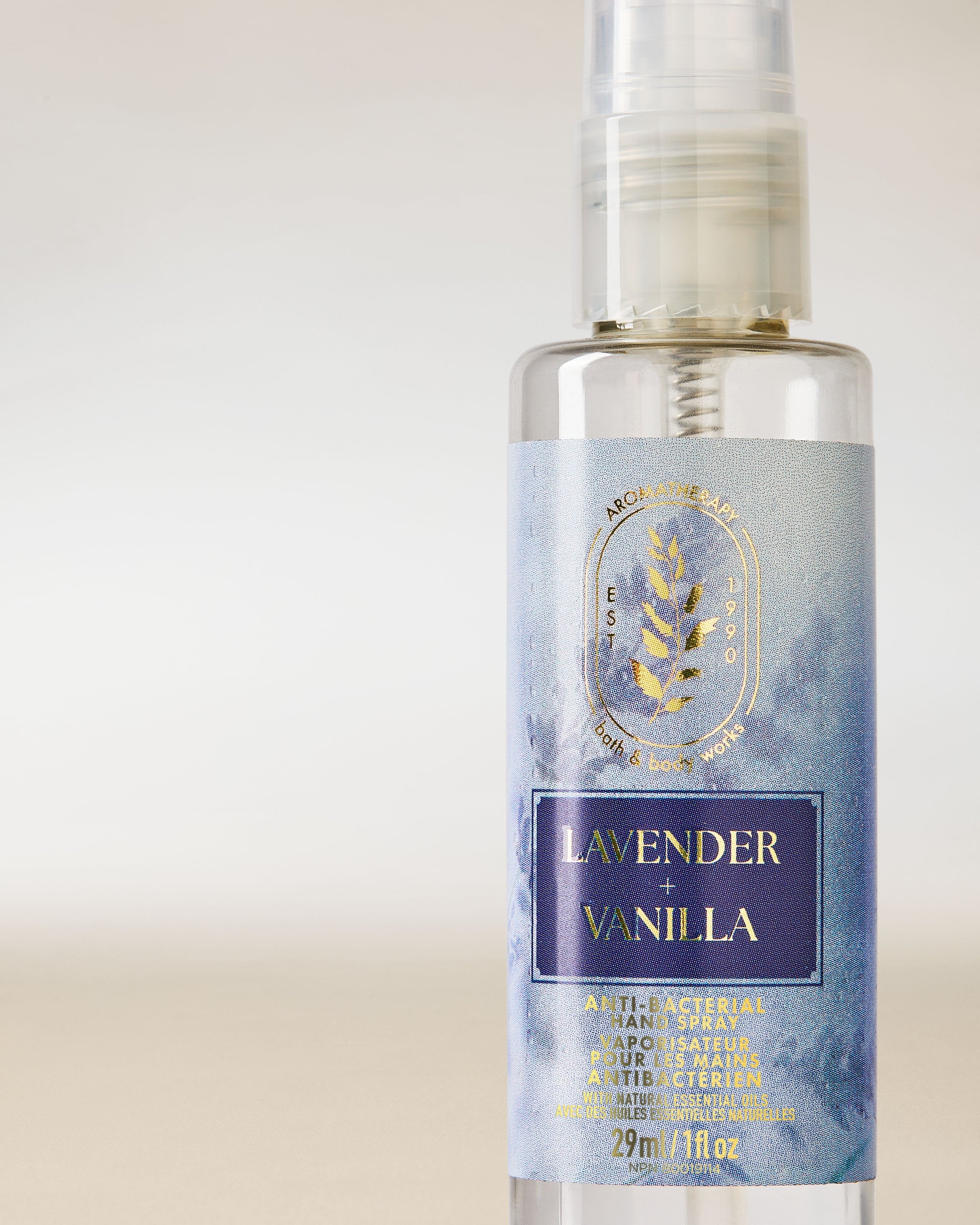 Lavender + Vanilla Hand Sanitizer Spray