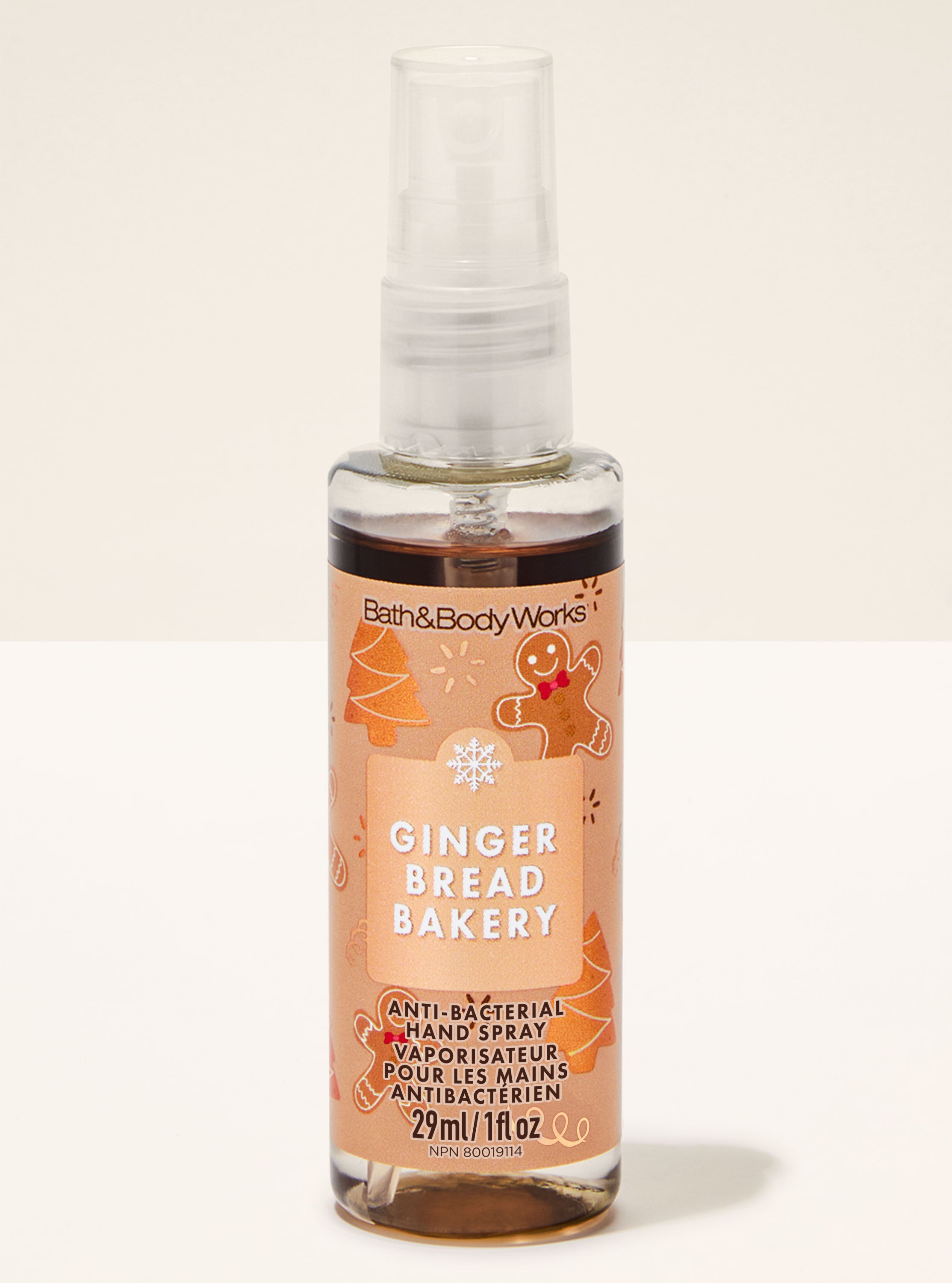 Gingerbread Bakery Hand Sanitizer Spray