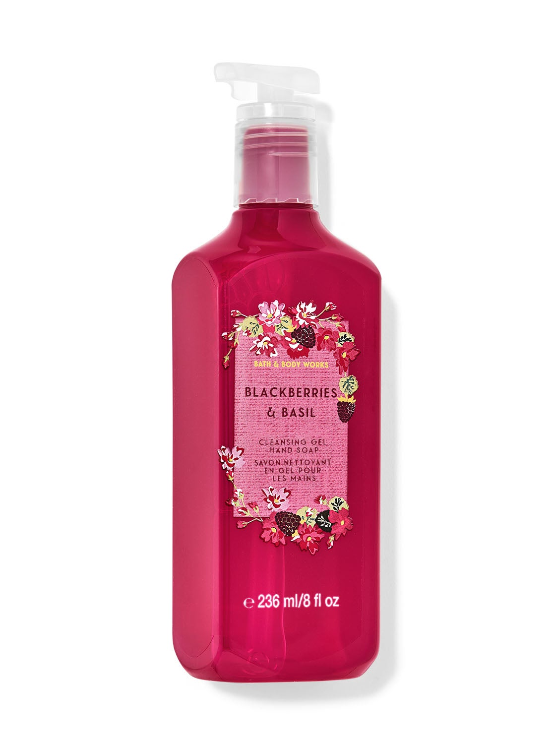 Blackberries & Basil Gentle Gel Hand Soap Bath and Body Works